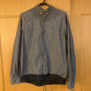 サカイ(sacai)のサカイ sacai  ドローコード長袖シャツ　グレー　サイズ3(シャツ)