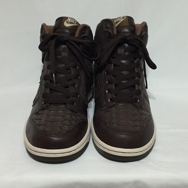 quavonike dunk  high premium brown python