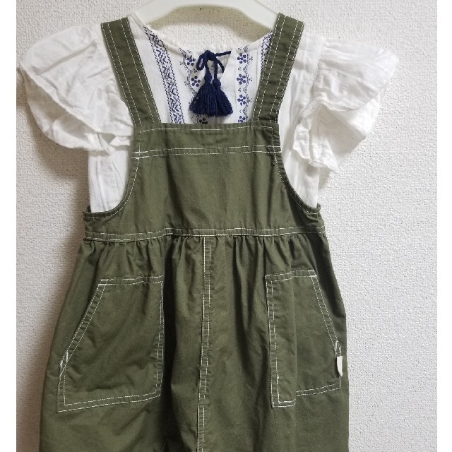 しまむら(シマムラ)のワンピースブラウスセット　ワンピース　110　 キッズ/ベビー/マタニティのキッズ服女の子用(90cm~)(ワンピース)の商品写真