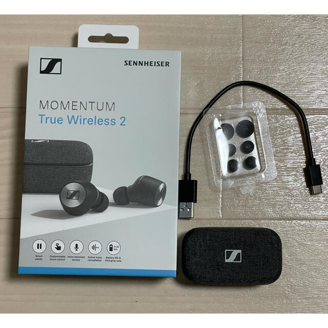 MOMENTUM True Wireless2専用 充電ケース イヤーパッド   ヘッドフォン