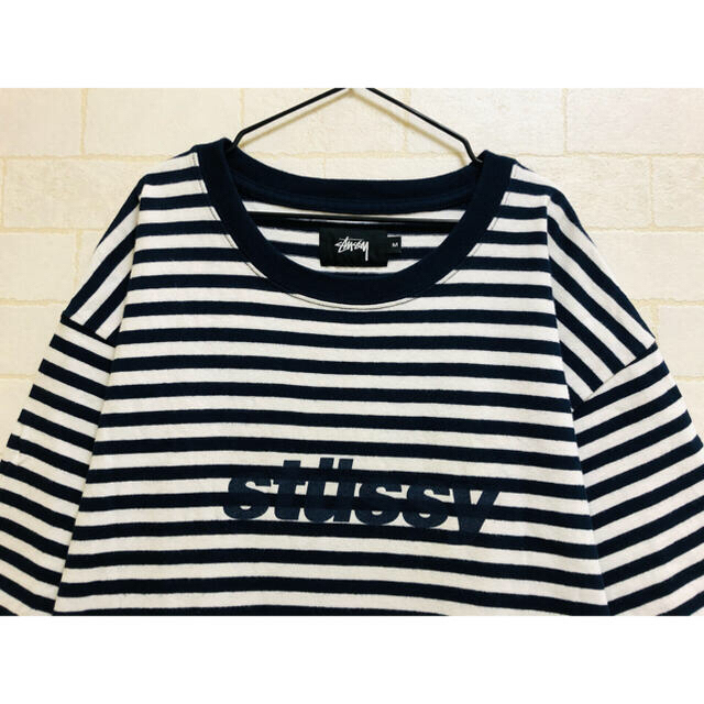 STUSSY(ステューシー)のstussy ボーダーTシャツ メンズのトップス(Tシャツ/カットソー(半袖/袖なし))の商品写真