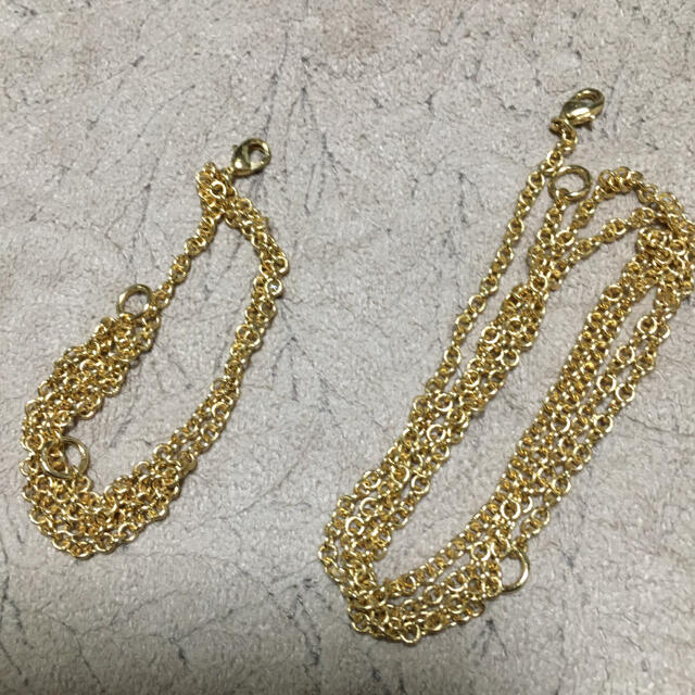 chieko + Manon necklace ゴールド レディースのアクセサリー(ネックレス)の商品写真