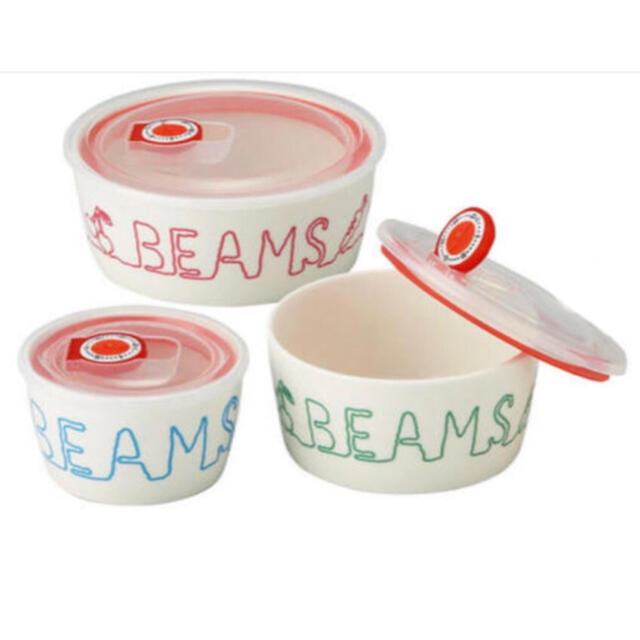 BEAMS(ビームス)のBEAMS レンジパックセット インテリア/住まい/日用品のキッチン/食器(容器)の商品写真