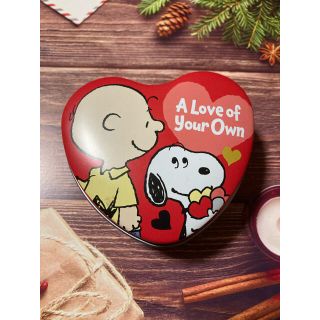 スヌーピー(SNOOPY)のスヌーピー　ハート　缶(その他)