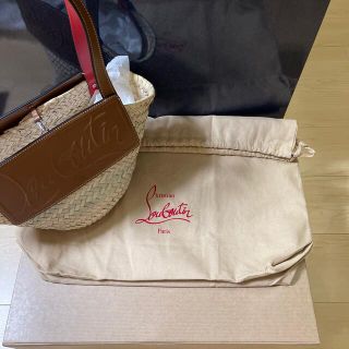 再値下げ　クリスチャンルブタン　カゴバック美品