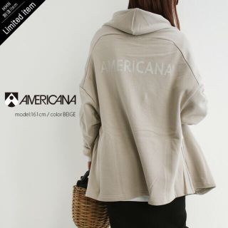 アメリカーナ(AMERICANA)のAMERICANA アメリカーナ 裏毛ショートローブ(トレーナー/スウェット)