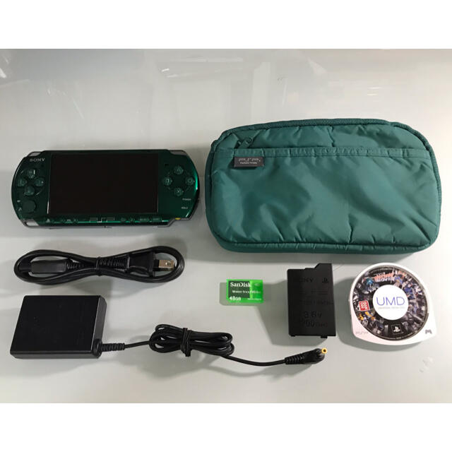 大特価SALE PSP-3000 スピリティッドグリーン 携帯用ゲーム機本体