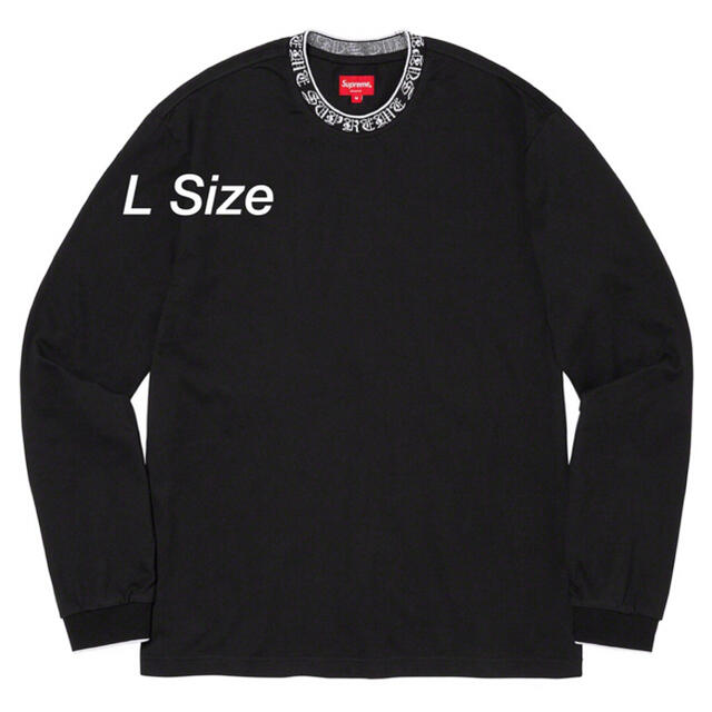 Old English Collar Logo L/S Top Black L メンズのトップス(Tシャツ/カットソー(七分/長袖))の商品写真