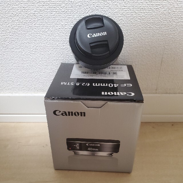 美品　Canon EF40mm F2.8 STM単焦点レンズ　フィルター付き