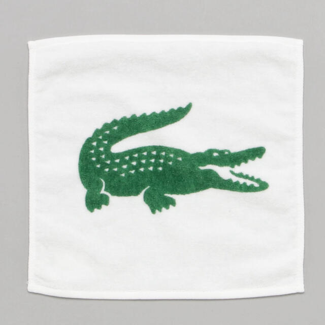 LACOSTE(ラコステ)の𓊆 新品 ラコステ 抗菌防臭加工 ワニプリント タオルハンカチ 𓊇  レディースのファッション小物(ハンカチ)の商品写真