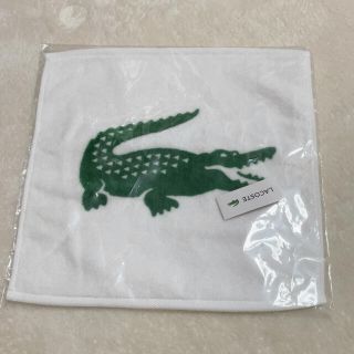 ラコステ(LACOSTE)の𓊆 新品 ラコステ 抗菌防臭加工 ワニプリント タオルハンカチ 𓊇 (ハンカチ)