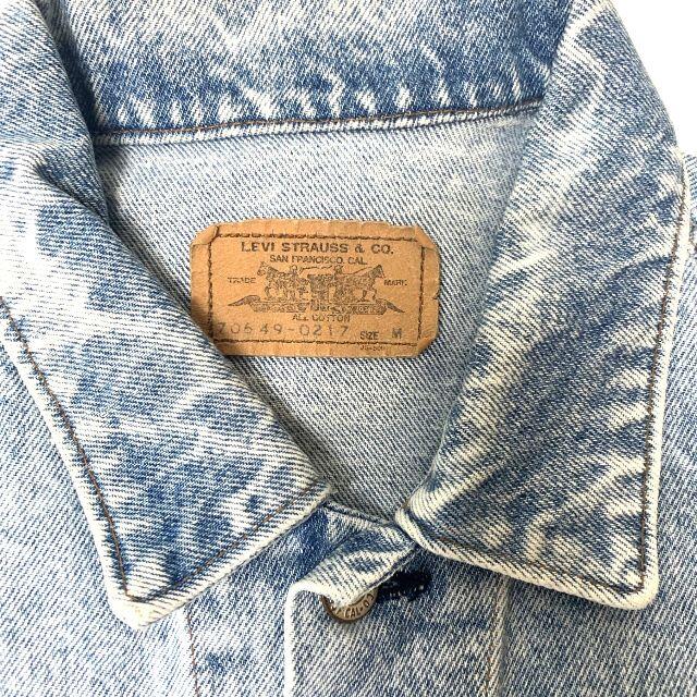80s リーバイス オレンジタブ 70649-0217 デニムジャケット M