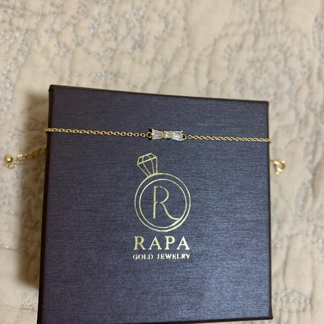 RAPA ダイヤモンド　リボンブレスレット　K18