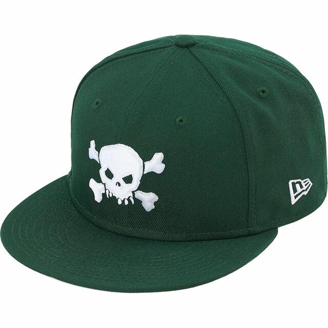 緑 7 1/4 Supreme Skull New Era Green 新品