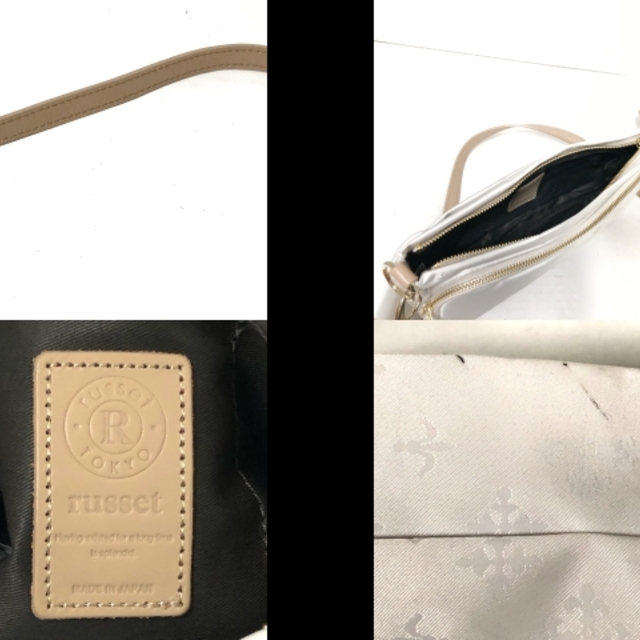 Russet(ラシット)のラシット美品  - 白×ライトブラウン レディースのバッグ(ショルダーバッグ)の商品写真