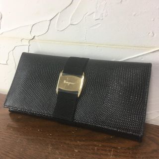 サルヴァトーレフェラガモ(Salvatore Ferragamo)のフェラガモ　ヴァラ　リザード　財布　(財布)