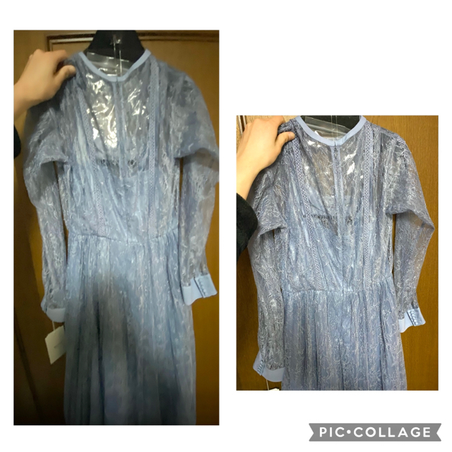 Ameri VINTAGE - アメリ ブルー ドレスの通販 by ❤︎shop❤︎|アメリ Ameri VINTAGE - アメリ ブルー ドレスの通販 by ❤︎shop❤︎|アメリ