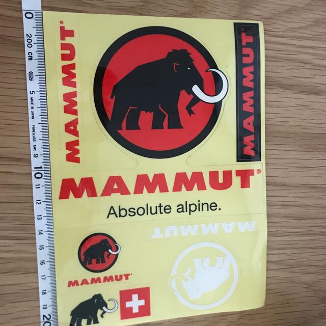 Mammut(マムート)のMAMMUT. ステッカー スポーツ/アウトドアのアウトドア(登山用品)の商品写真