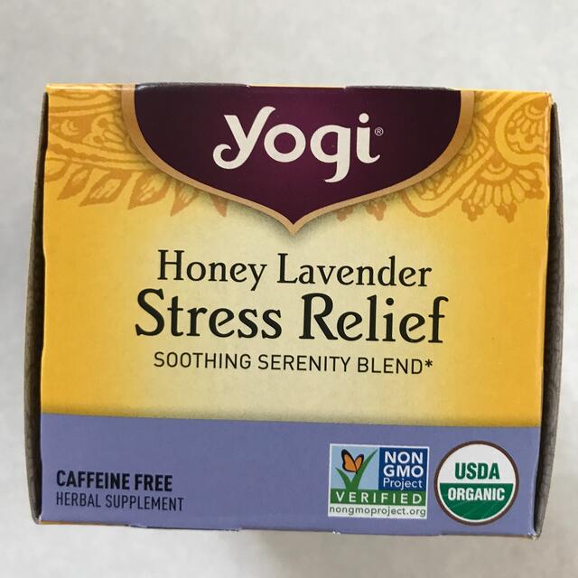 yogi honey Lavender Stress Relief ハーブティー 食品/飲料/酒の飲料(茶)の商品写真