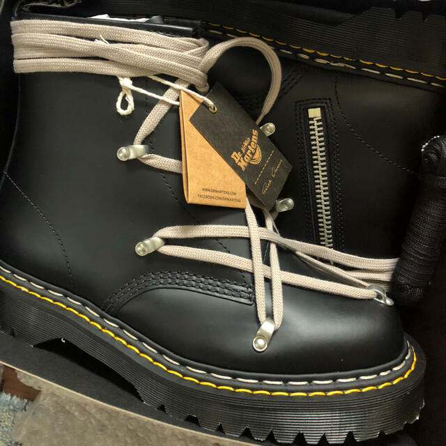 国内正規品 dr.martens rick owens ドクターマーチン UK9ブーツ