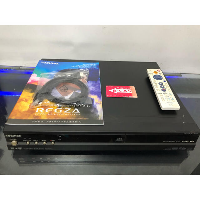 東芝(トウシバ)の東芝 DVD HDDレコーダーTOSHIBA VARDIA RD-E301中古品 スマホ/家電/カメラのテレビ/映像機器(DVDレコーダー)の商品写真