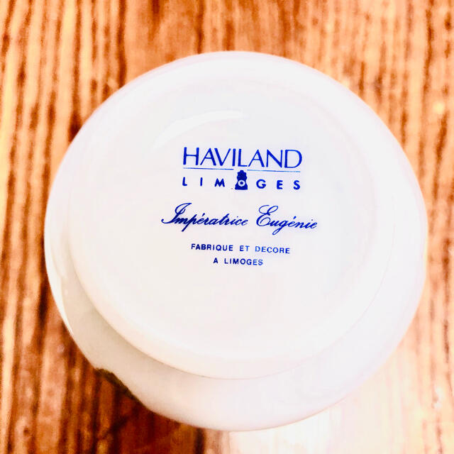 Haviland(アビランド)のリモージュ　アビランド花瓶スミレ インテリア/住まい/日用品のインテリア小物(花瓶)の商品写真