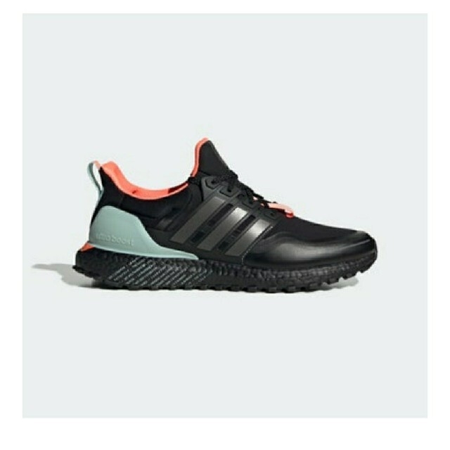 新品】26.5cm adidas ウルトラブースト ガード (ブラック) アディダス ADIDAS アディダス コア 黒色 ブラック 緑 グリーン 5.0
