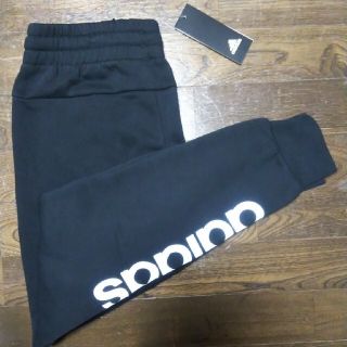 アディダス(adidas)のadidas レディス スウェットパンツ L BK 新品 ☆(トレーニング用品)