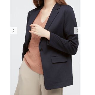 ユニクロ(UNIQLO)の【Aimerさま専用】UNIQLO UVカットジャージージャケット(テーラードジャケット)