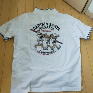 キャプテンサンタ(CAPTAIN SANTA)のキャプテンサンタ　白ポロシャツ(XL)(ポロシャツ)