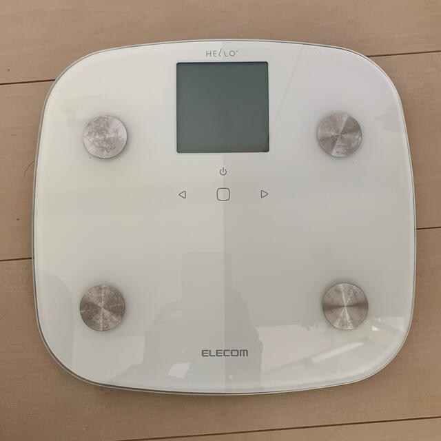 ELECOM(エレコム)のELECOM  体組成計　HCS-FS01 スマホ/家電/カメラの美容/健康(体重計/体脂肪計)の商品写真