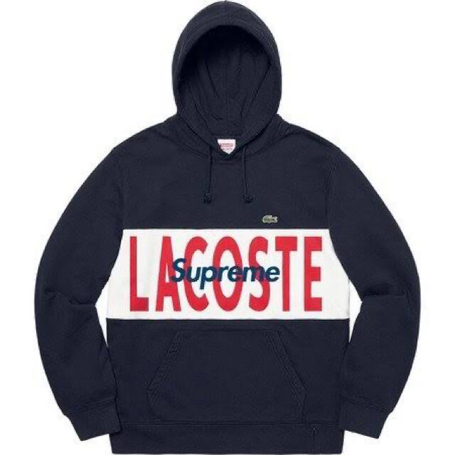 Supreme LACOSTE Logo Hooded Sweatshirt