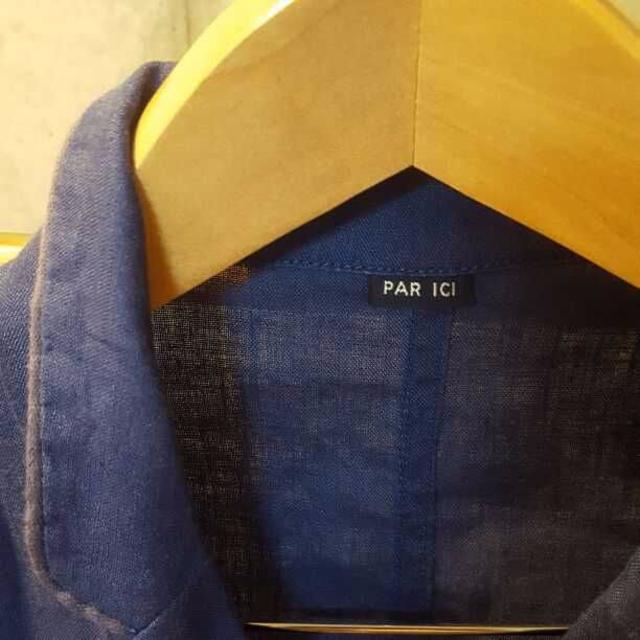 PAR ICI(パーリッシィ)の◆即購入OK◆ブルー半袖シャツジャケット◆PAR ICI(パーリッシィ) レディースのジャケット/アウター(その他)の商品写真
