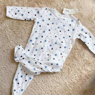 プチバトー(PETIT BATEAU)のプチバトー　パジャマ　74cm(ロンパース)