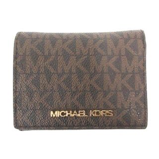 マイケルコース(Michael Kors)のマイケルコース MICHAEL KORS 三つ折り財布 ミニウォレット ブラウン(財布)