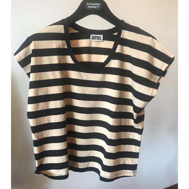DIESEL(ディーゼル)のディーゼル　ボーダーTシャツ　used メンズのトップス(Tシャツ/カットソー(七分/長袖))の商品写真