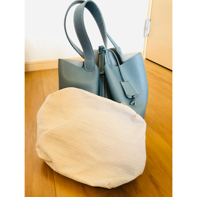 ピコタンロックハンドバック　牛本革　ラスピタル レディースのバッグ(ハンドバッグ)の商品写真