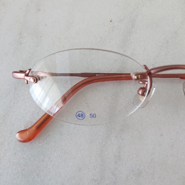 MICHEL KLEIN(ミッシェルクラン)のMICHEL KLEIN フチなしメガネ レディースのファッション小物(サングラス/メガネ)の商品写真