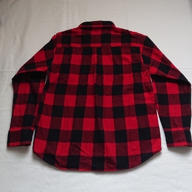 GU(ジーユー)のGU フランネルチェックシャツ(ネルシャツ) キッズ/ベビー/マタニティのキッズ服男の子用(90cm~)(ブラウス)の商品写真