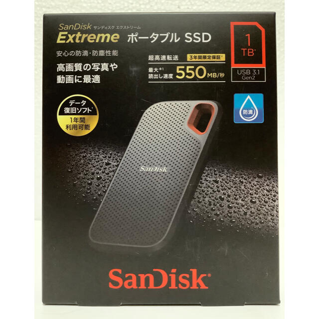 【新品未開封】SanDisk ポータブルSSD 1TB