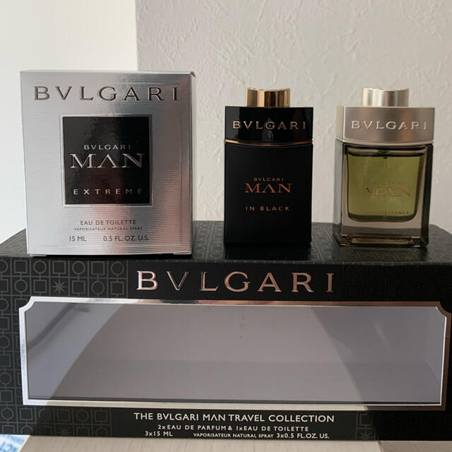 BVLGARI(ブルガリ)のブルガリ香水セット BVLGARI MAN  3×15ml コスメ/美容の香水(香水(男性用))の商品写真