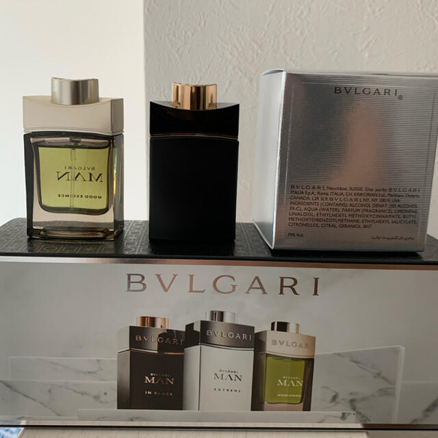 BVLGARI(ブルガリ)のブルガリ香水セット BVLGARI MAN  3×15ml コスメ/美容の香水(香水(男性用))の商品写真