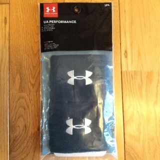 アンダーアーマー(UNDER ARMOUR)のアンダーアーマー　リストバンド　黒(その他)