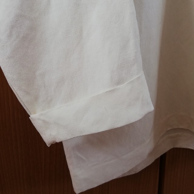Plage(プラージュ)のプラージュplage リネン ドルマンスリーブ 白シャツ レディースのトップス(シャツ/ブラウス(長袖/七分))の商品写真