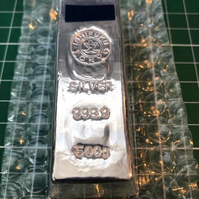 石福金属興業製　純銀　インゴット　500g