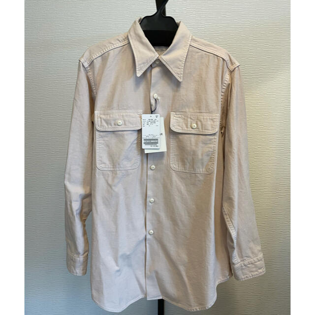 L'Appartement DEUXIEME CLASSE(アパルトモンドゥーズィエムクラス)のL'Appartement【マディソンブルー】HAMPTON SHIRT ピンク レディースのトップス(シャツ/ブラウス(長袖/七分))の商品写真