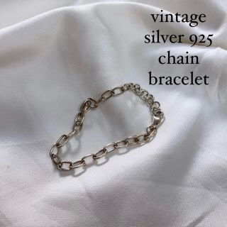 デプト(DEPT)のvintage silver925 chain bracelet bangle(ブレスレット)