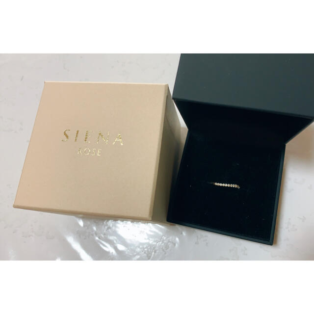 SIENA ROSE 11粒ダイヤのラインリング シエナ ロゼ リングの通販 SIENA ROSE 11粒ダイヤのラインリング シエナ ロゼ リングの通販