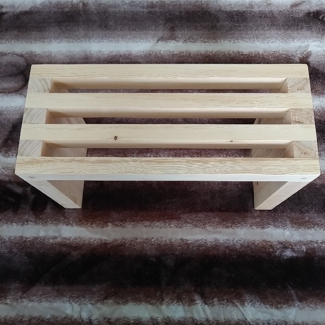 ベンチ　花台　木工　木製 ハンドメイドのインテリア/家具(家具)の商品写真