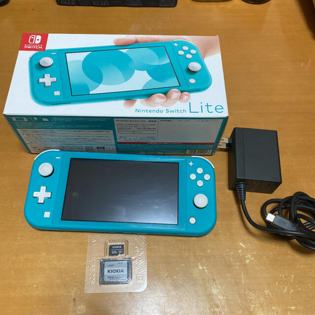 Nintendo Switch Lite ターコイズ+SDカード(128GB)エンタメホビー